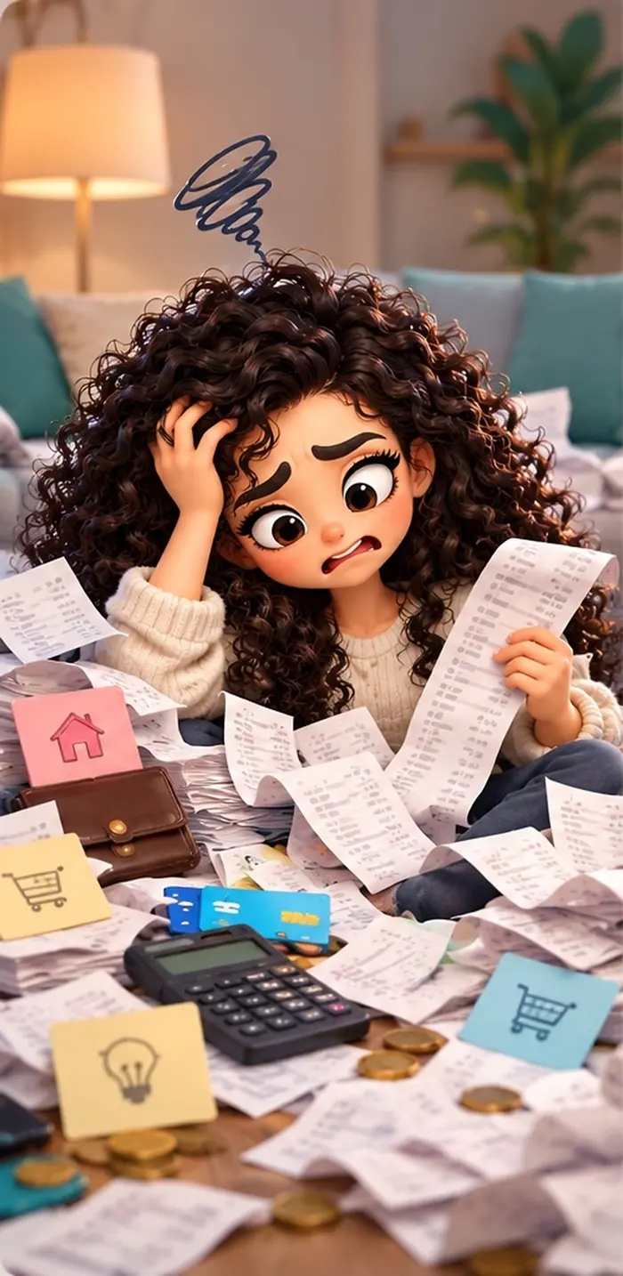 میس قسطچی میان قبض‌ها و یادداشت‌های پرداخت